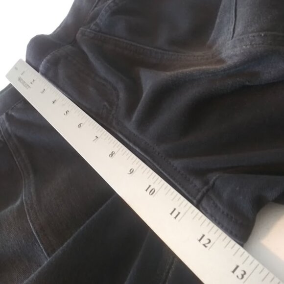 Logo by Lori Goldstein women's size 8P black wash pull on jogger - Picture 8 of 14